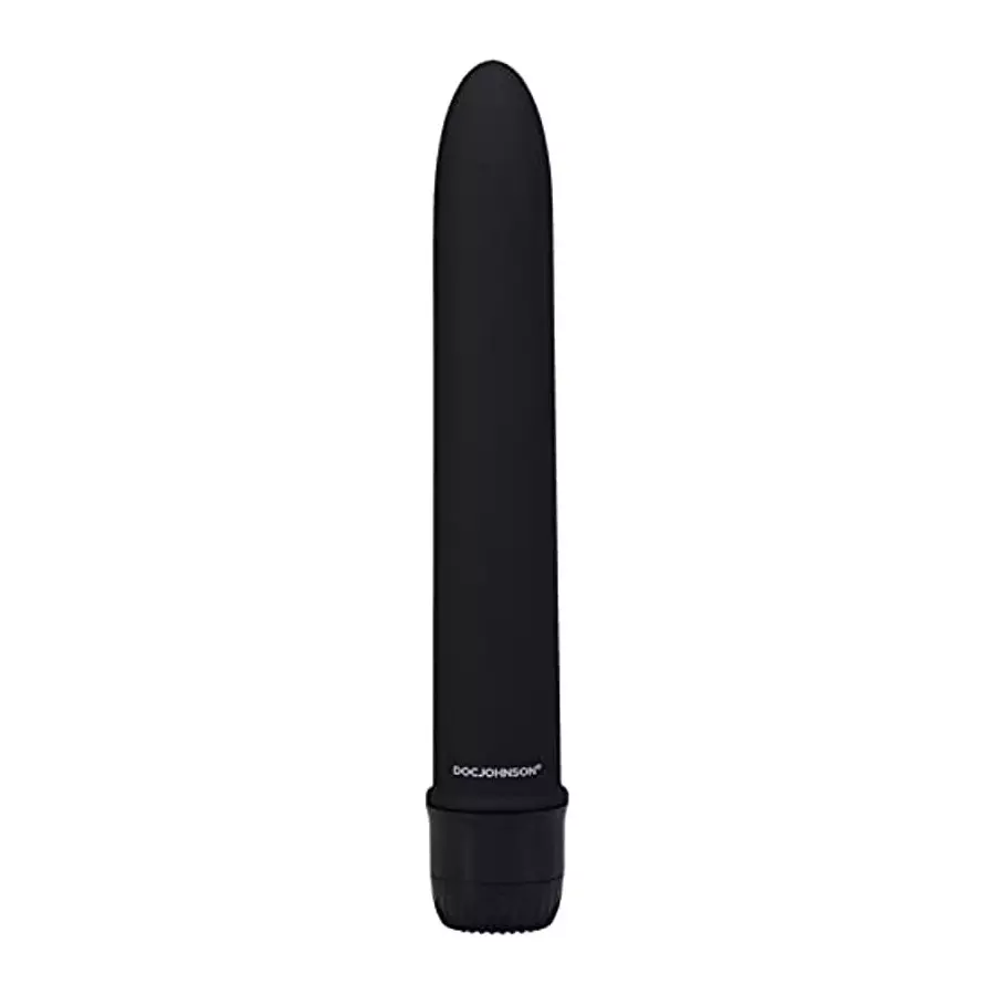 Doc Johnson Black Magic - Pleasure Kit - 7 Inch Vibe, Bullet Vibe, Pocket Rocket, Vibrating C-Ring - Black