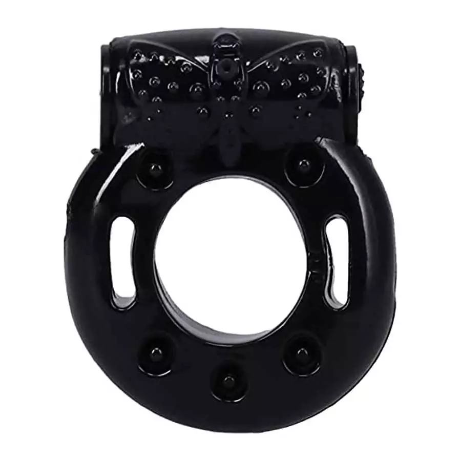 Doc Johnson Black Magic - Pleasure Kit - 7 Inch Vibe, Bullet Vibe, Pocket Rocket, Vibrating C-Ring - Black