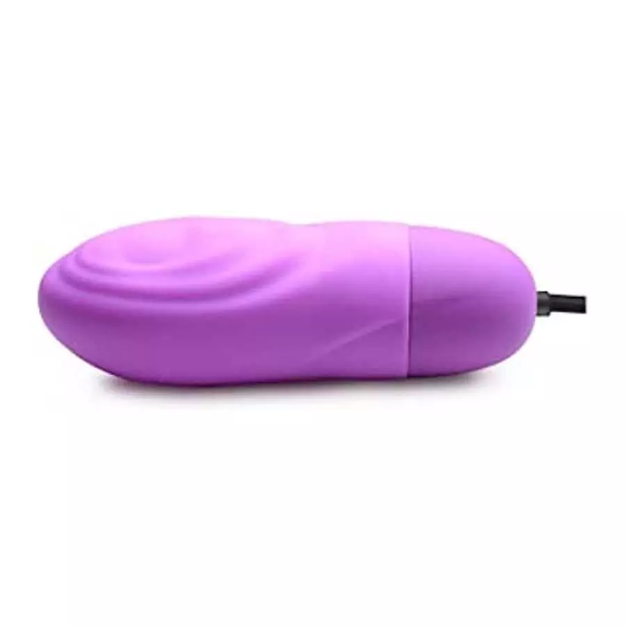 7X Pulsing Rechargeable Silicone Vibrator - Purple