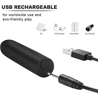 Bullet Vagina Stimulator Vibration Massager,Mini USB Rechargeable Clitoris Vagina Massager with 10 Patterns Waterproof G Spot Vi Bullet Vagina Stimulator Vibration Massager,Mini USB Rechargeable Clitoris Vagina Massager with 10 Patterns Waterproof G Spot Vi