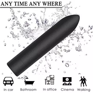 Bullet Vagina Stimulator Vibration Massager,Mini USB Rechargeable Clitoris Vagina Massager with 10 Patterns Waterproof G Spot Vi Bullet Vagina Stimulator Vibration Massager,Mini USB Rechargeable Clitoris Vagina Massager with 10 Patterns Waterproof G Spot Vi