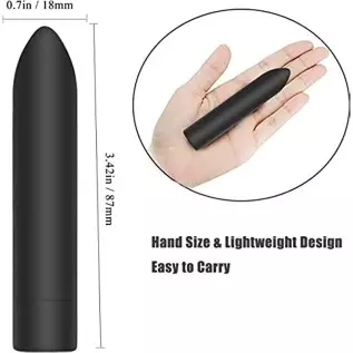 Bullet Vagina Stimulator Vibration Massager,Mini USB Rechargeable Clitoris Vagina Massager with 10 Patterns Waterproof G Spot Vi Bullet Vagina Stimulator Vibration Massager,Mini USB Rechargeable Clitoris Vagina Massager with 10 Patterns Waterproof G Spot Vi