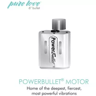 pure love Large Size Vibrating Bullet, 6-Inch-Long, Battery Operated Vibrator, Black Color, 1 count