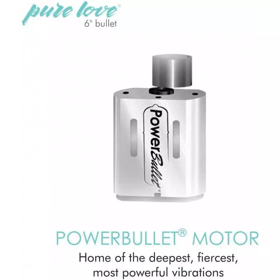 pure love Large Size Vibrating Bullet, 6-Inch-Long, Battery Operated Vibrator, Black Color, 1 count