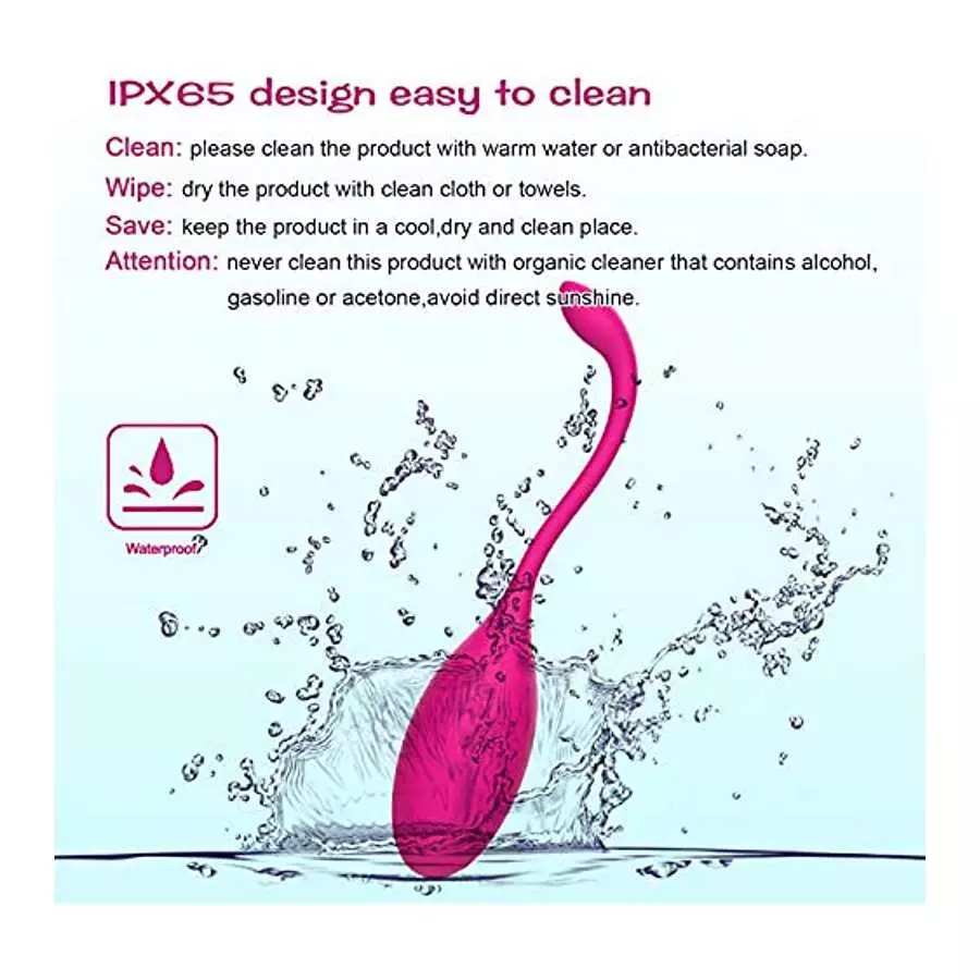 Rechargeable Vibrator Waterproof Sex Toys Remote Control with 10M Personal Sexual Massager for Women G-Spot Stimulation Wireless