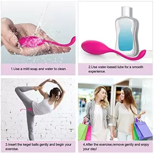 Rechargeable Vibrator Waterproof Sex Toys Remote Control with 10M Personal Sexual Massager for Women G-Spot Stimulation Wireless