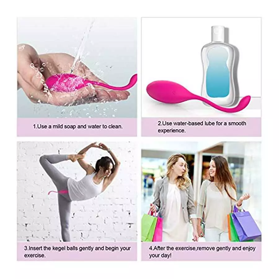 Rechargeable Vibrator Waterproof Sex Toys Remote Control with 10M Personal Sexual Massager for Women G-Spot Stimulation Wireless