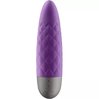 Satisfyer Ultra Power Bullet 5 Mini Bullet Vibrator - Clitoral Stimulator, Personal Massager, Round Voluminous Tip - Portable, T Satisfyer Ultra Power Bullet 5 Mini Bullet Vibrator - Clitoral Stimulator, Personal Massager, Round Voluminous Tip - Portable, T