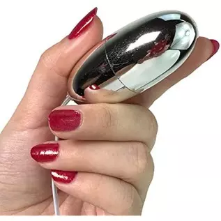 Silver Vibrating Bullet Sex Toy Multi-Speed Vibrator for Clitoral Stimulation