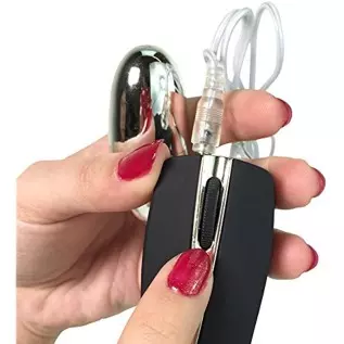 Silver Vibrating Bullet Sex Toy Multi-Speed Vibrator for Clitoral Stimulation