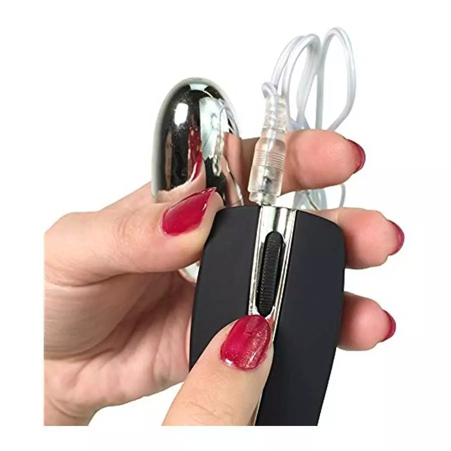 Silver Vibrating Bullet Sex Toy Multi-Speed Vibrator for Clitoral Stimulation