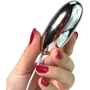 Silver Vibrating Bullet Sex Toy Multi-Speed Vibrator for Clitoral Stimulation