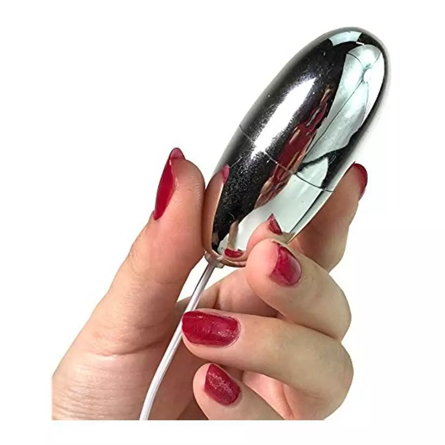 Silver Vibrating Bullet Sex Toy Multi-Speed Vibrator for Clitoral Stimulation