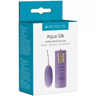 Abs Holdings Minx Aqua Waterproof Silks Egg, Purple, 2.25 Inch