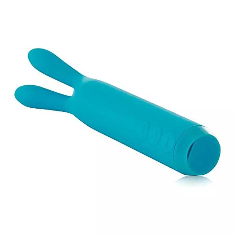 Je Joue Rabbit Bullet Vibrator, Powerful, Whisper Quiet, Waterproof, USB Rechargeable, 100% Medical Grade Silicone - Teal