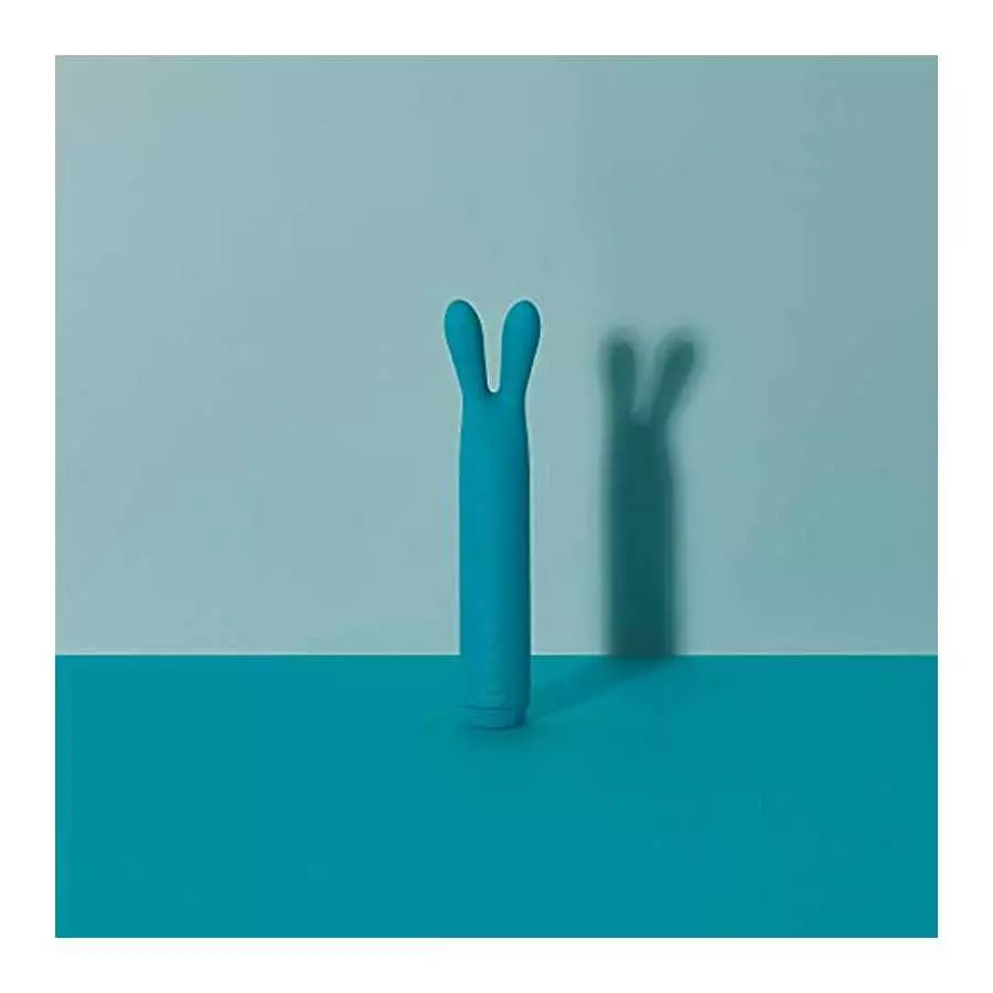 Je Joue Rabbit Bullet Vibrator, Powerful, Whisper Quiet, Waterproof, USB Rechargeable, 100% Medical Grade Silicone - Teal