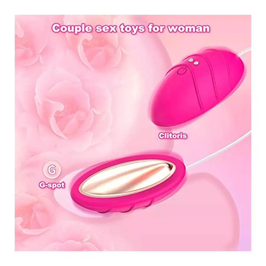 Bullet Vibrator for Woman with Remote Control Nipple Clitoral Stimulator Vibrating Love Egg with Dual Motors Sexual Pleasure Enh
