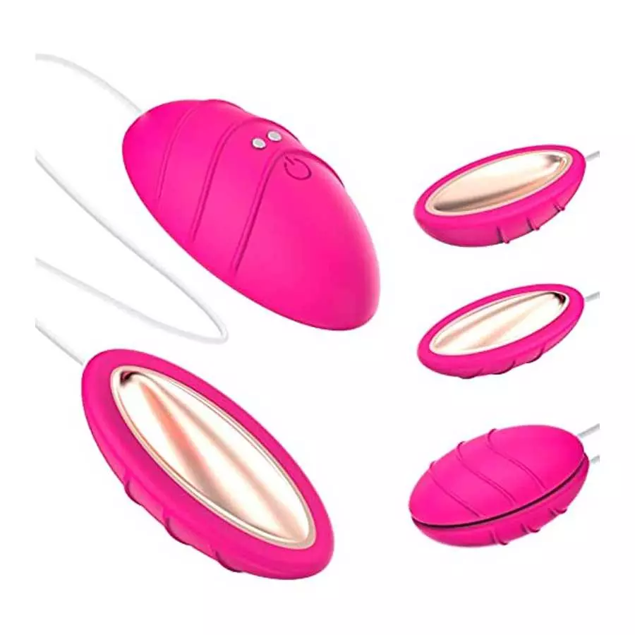 Bullet Vibrator for Woman with Remote Control Nipple Clitoral Stimulator Vibrating Love Egg with Dual Motors Sexual Pleasure Enh