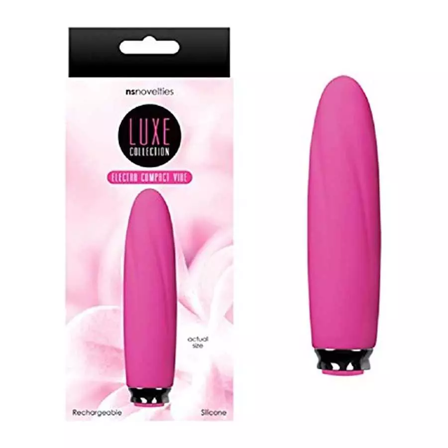 Luxe Compact Rechargable Vibe Electra Waterproof Vibrator (Pink) with Free Bottle of Adult Toy Cleaner Luxe Compact Rechargable Vibe Electra Waterproof Vibrator (Pink) with Free Bottle of Adult Toy Cleaner