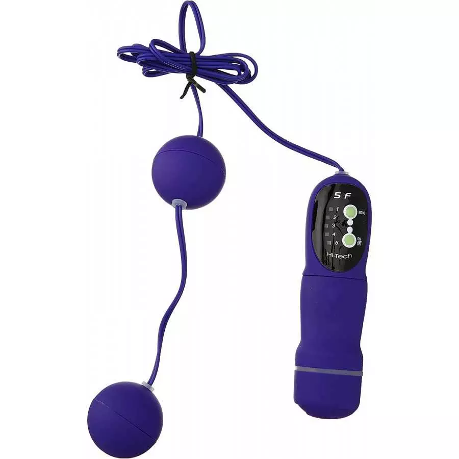 Trinity Vibes 5 Function Purple Vibrating Kegel Beads Trinity Vibes 5 Function Purple Vibrating Kegel Beads