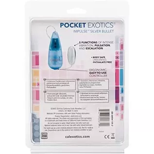California Exotics Impulse Pocket Paks, Silver Bullet
