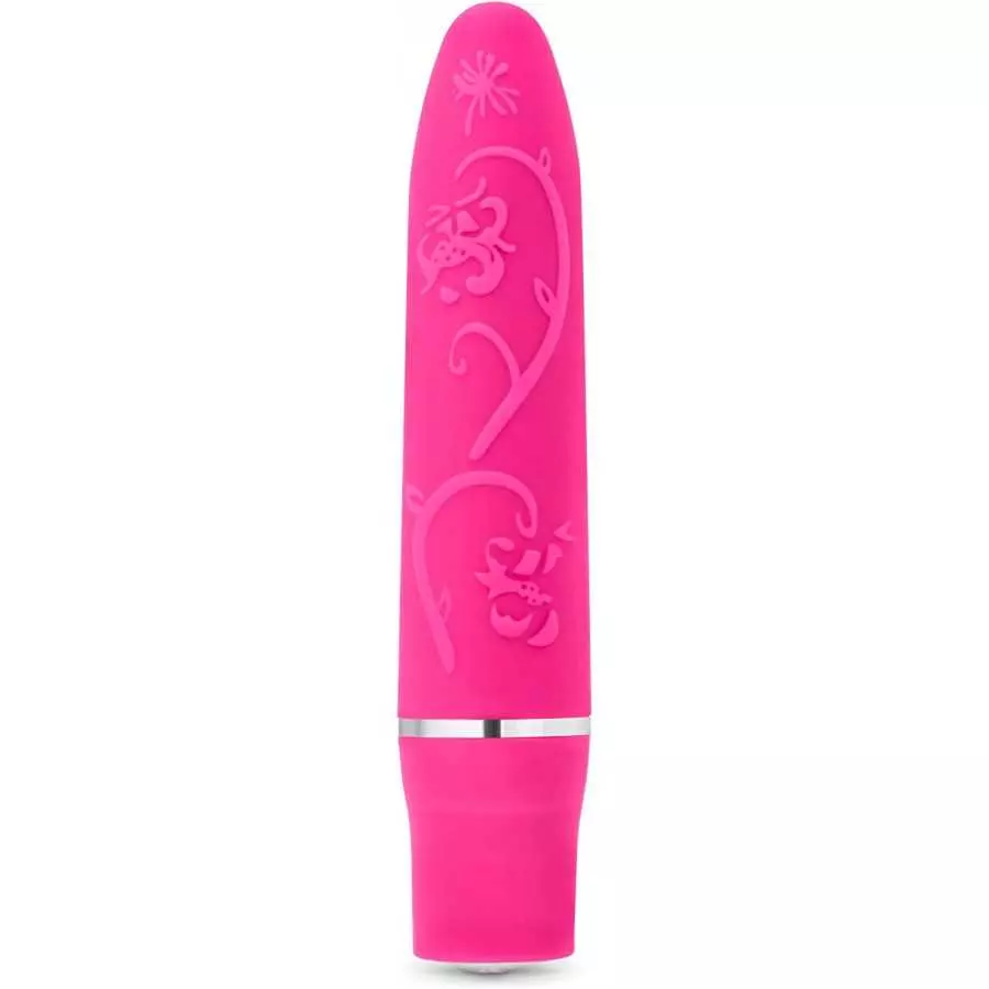 Blush Rose Bliss Vibe - 10 Vibrating Functions 4 Inch Battery Powered Stimulator - Satin Coated Discreet Pocket Bullet Vibrator 