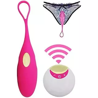 Remote Control Vibrator, 10 Modes Silent Massager Vibrating Egg, Vibrating Egg Yindi G-spot Stimulator for Women