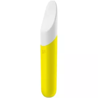 Satisfyer Ultra Power Bullet 7 Mini Bullet Vibrator - Clitoral Stimulator, Personal Massager, Broad, Slightly Curved Tip - Porta Satisfyer Ultra Power Bullet 7 Mini Bullet Vibrator - Clitoral Stimulator, Personal Massager, Broad, Slightly Curved Tip - Porta