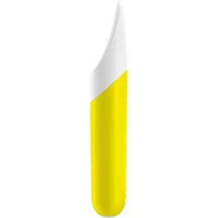 Satisfyer Ultra Power Bullet 7 Mini Bullet Vibrator - Clitoral Stimulator, Personal Massager, Broad, Slightly Curved Tip - Porta Satisfyer Ultra Power Bullet 7 Mini Bullet Vibrator - Clitoral Stimulator, Personal Massager, Broad, Slightly Curved Tip - Porta