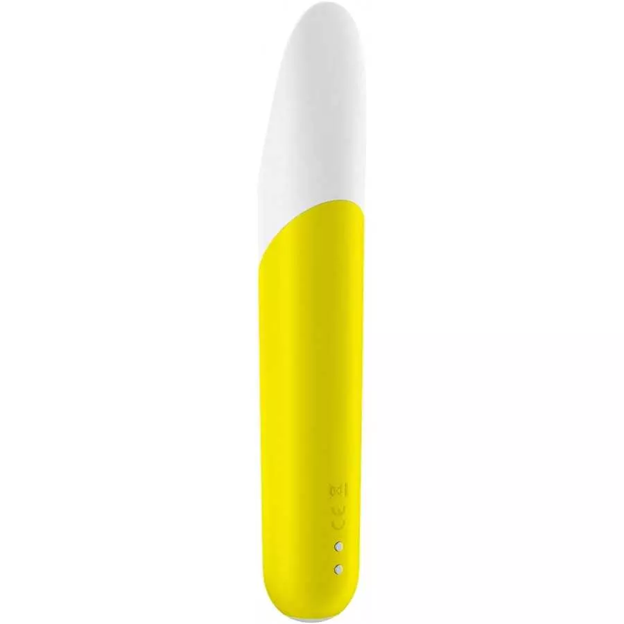 Satisfyer Ultra Power Bullet 7 Mini Bullet Vibrator - Clitoral Stimulator, Personal Massager, Broad, Slightly Curved Tip - Porta