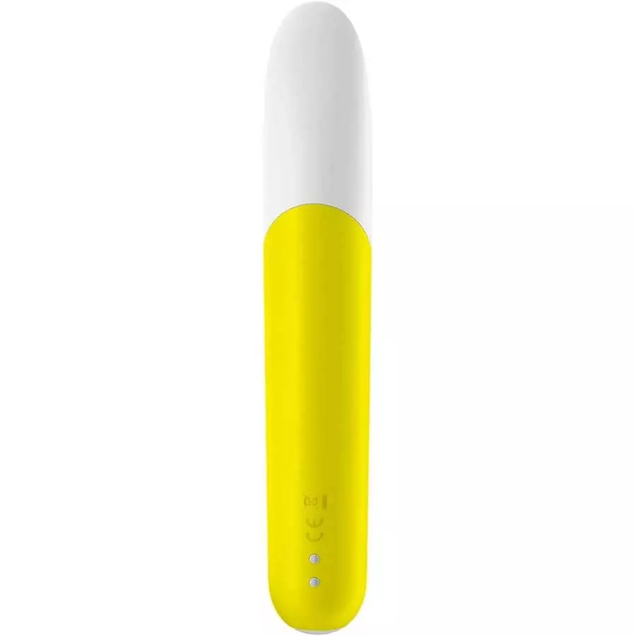 Satisfyer Ultra Power Bullet 7 Mini Bullet Vibrator - Clitoral Stimulator, Personal Massager, Broad, Slightly Curved Tip - Porta