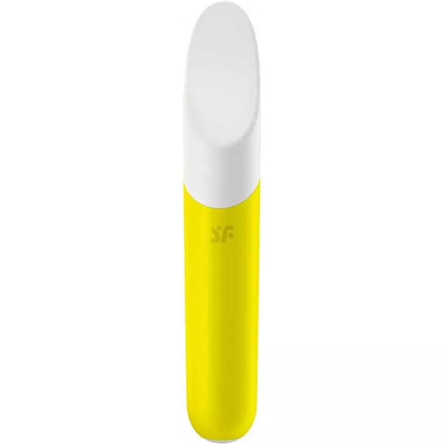 Satisfyer Ultra Power Bullet 7 Mini Bullet Vibrator - Clitoral Stimulator, Personal Massager, Broad, Slightly Curved Tip - Porta