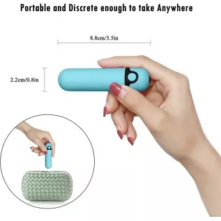 2 Pack Bullet Vibrators, Waterproof Mini Personal Massager Wand Handheld 10 Speeds Rechargeable Vibrating for Women Couples 2 Pack Bullet Vibrators, Waterproof Mini Personal Massager Wand Handheld 10 Speeds Rechargeable Vibrating for Women Couples