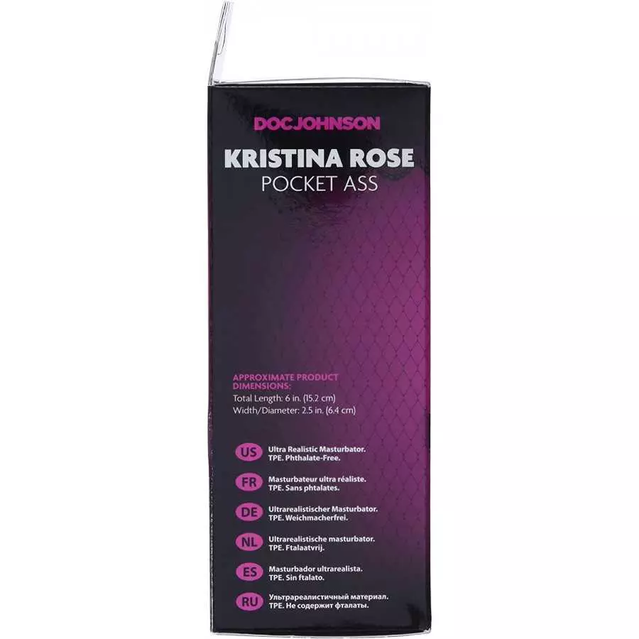 Doc Johnson Girls of Social Media - @brittanya187 - ULTRASKYN -Pocket Pal - Open-Ended Stroker - Pussy, Caramel