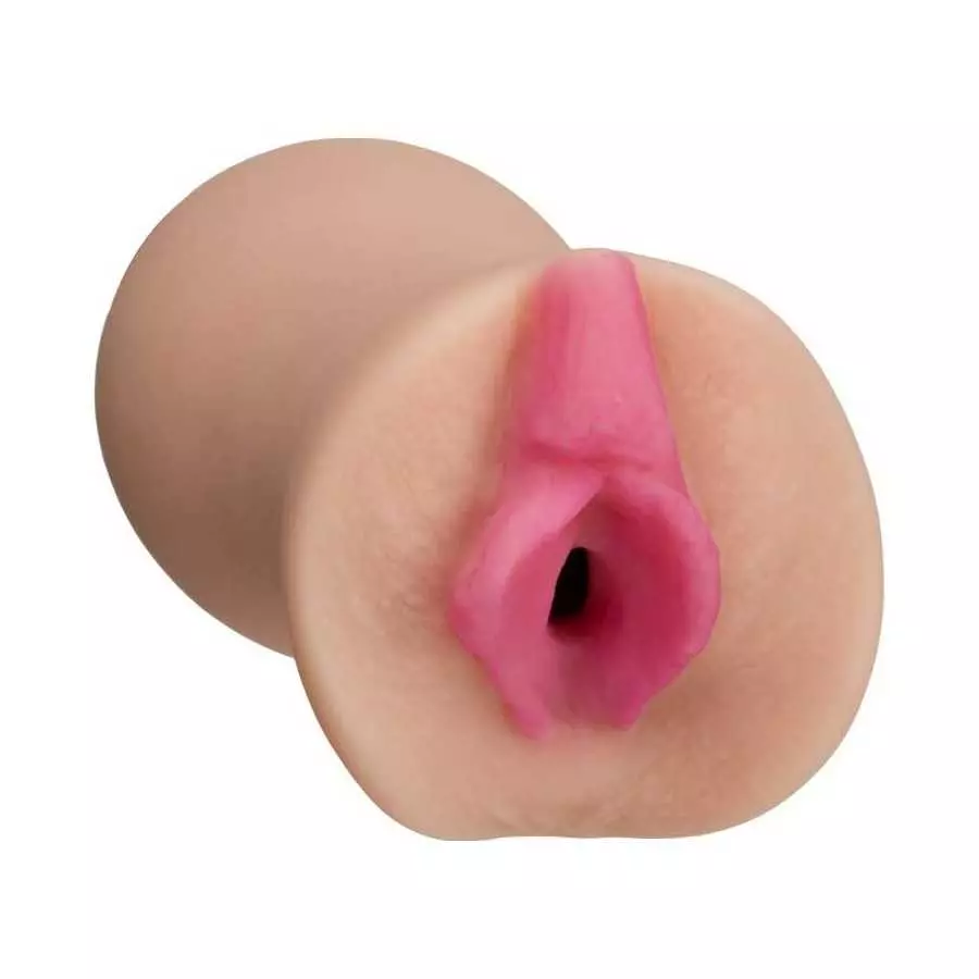 Doc Johnson Girls of Social Media - @brittanya187 - ULTRASKYN -Pocket Pal - Open-Ended Stroker - Pussy, Caramel