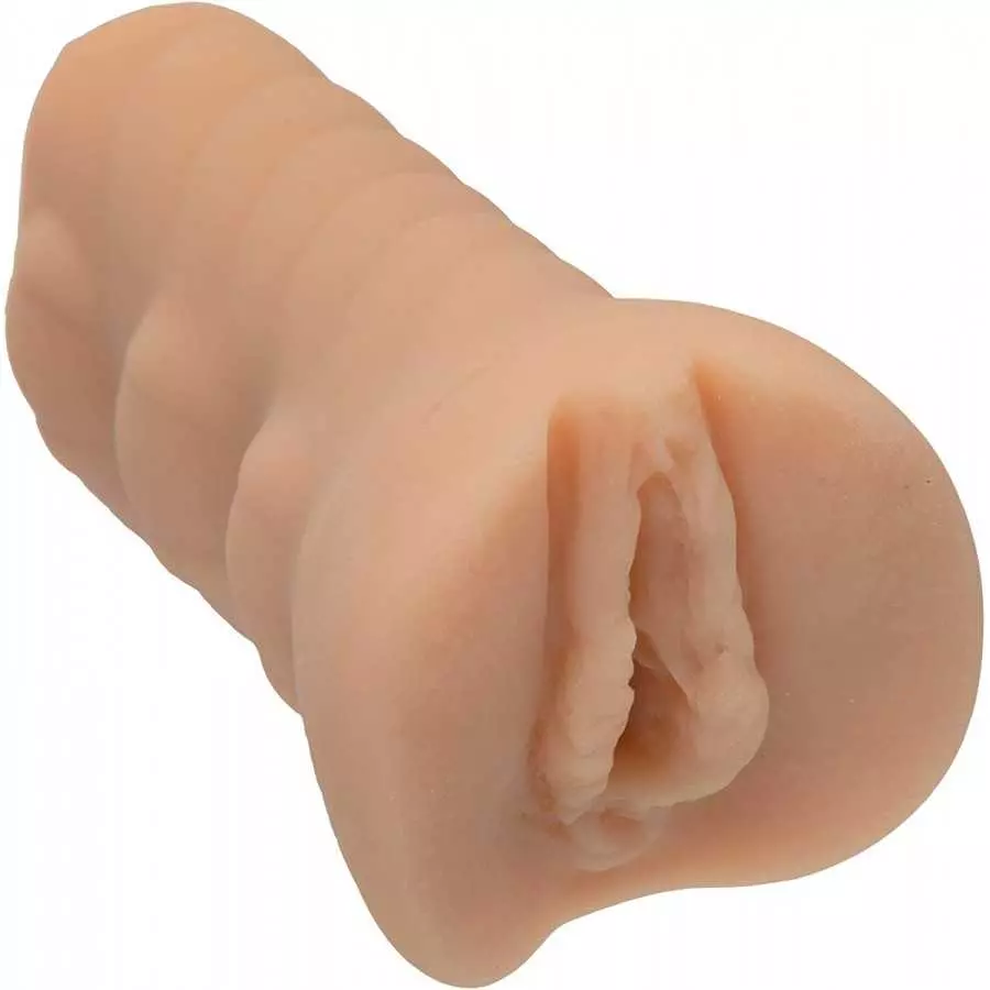 Doc Johnson Girls of Social Media - @brittanya187 - ULTRASKYN -Pocket Pal - Open-Ended Stroker - Pussy, Caramel