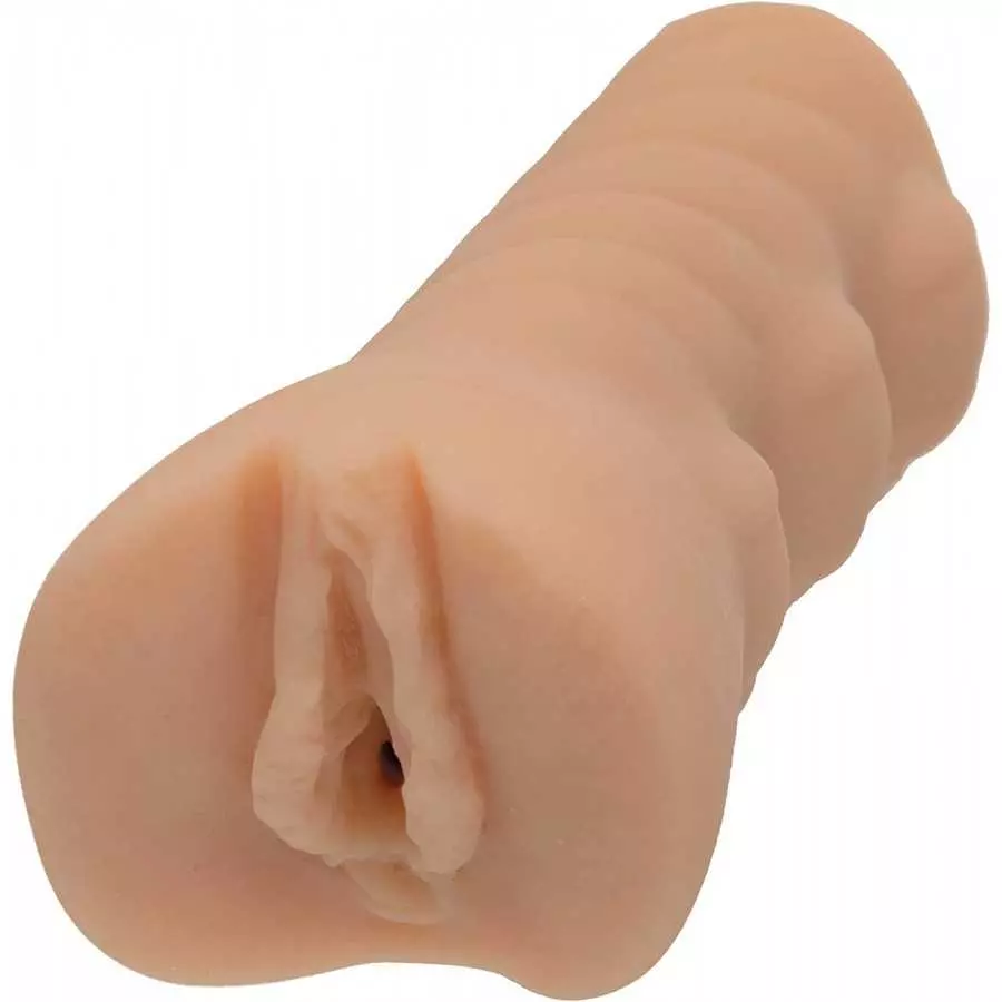 Doc Johnson Girls of Social Media - @brittanya187 - ULTRASKYN -Pocket Pal - Open-Ended Stroker - Pussy, Caramel