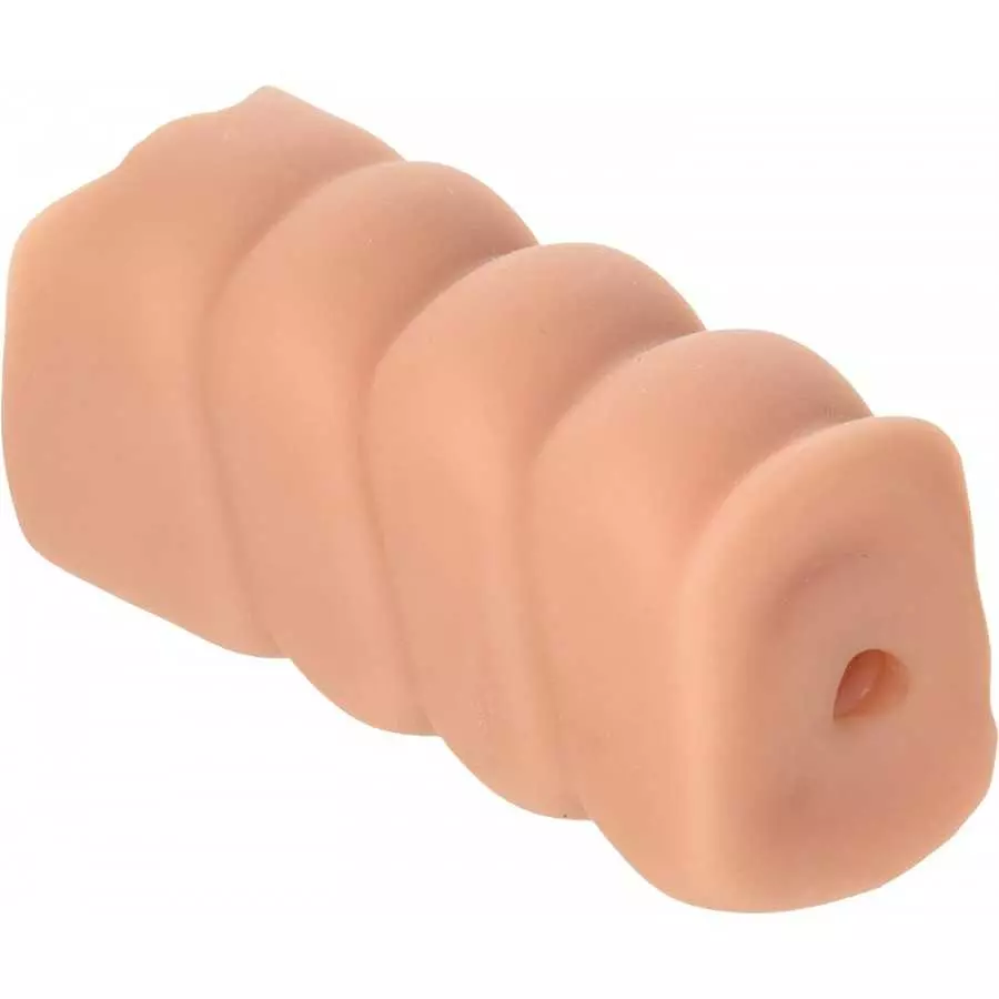 Doc Johnson Girls of Social Media - @brittanya187 - ULTRASKYN -Pocket Pal - Open-Ended Stroker - Pussy, Caramel