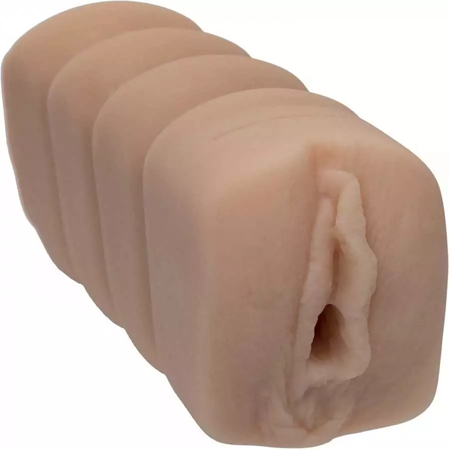 Doc Johnson Girls of Social Media - @brittanya187 - ULTRASKYN -Pocket Pal - Open-Ended Stroker - Pussy, Caramel