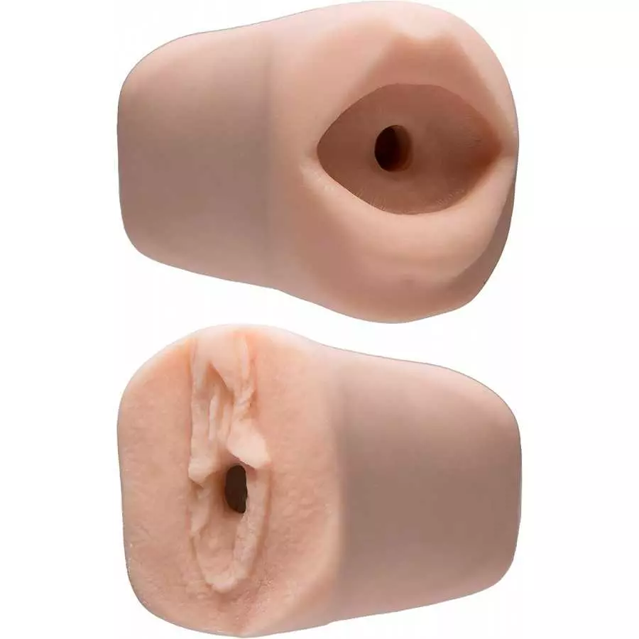 Doc Johnson Girls of Social Media - @brittanya187 - ULTRASKYN -Pocket Pal - Open-Ended Stroker - Pussy, Caramel