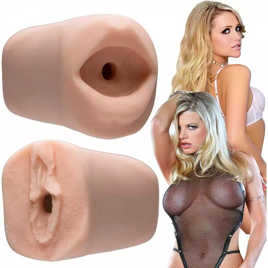 Doc Johnson Girls of Social Media - @brittanya187 - ULTRASKYN -Pocket Pal - Open-Ended Stroker - Pussy, Caramel