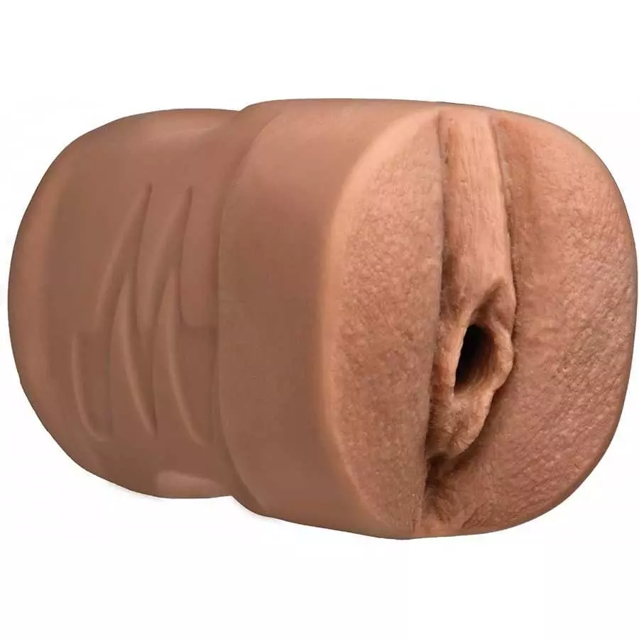 Doc Johnson Girls of Social Media - @brittanya187 - ULTRASKYN -Pocket Pal - Open-Ended Stroker - Pussy, Caramel