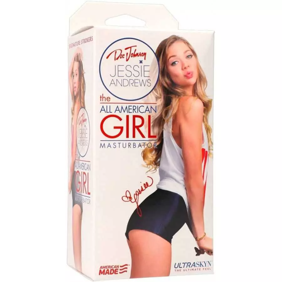 Doc Johnson Girls of Social Media - @brittanya187 - ULTRASKYN -Pocket Pal - Open-Ended Stroker - Pussy, Caramel