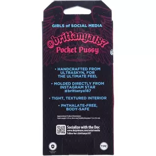 Doc Johnson Girls of Social Media - @brittanya187 - ULTRASKYN -Pocket Pal - Open-Ended Stroker - Pussy, Caramel Doc Johnson Girls of Social Media - @brittanya187 - ULTRASKYN -Pocket Pal - Open-Ended Stroker - Pussy, Caramel