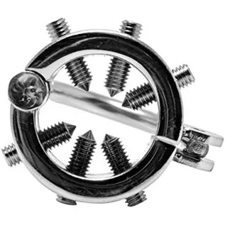 Master Series Spiked CBT Ball Stretcher with Scrotum Separator Master Series Spiked CBT Ball Stretcher with Scrotum Separator