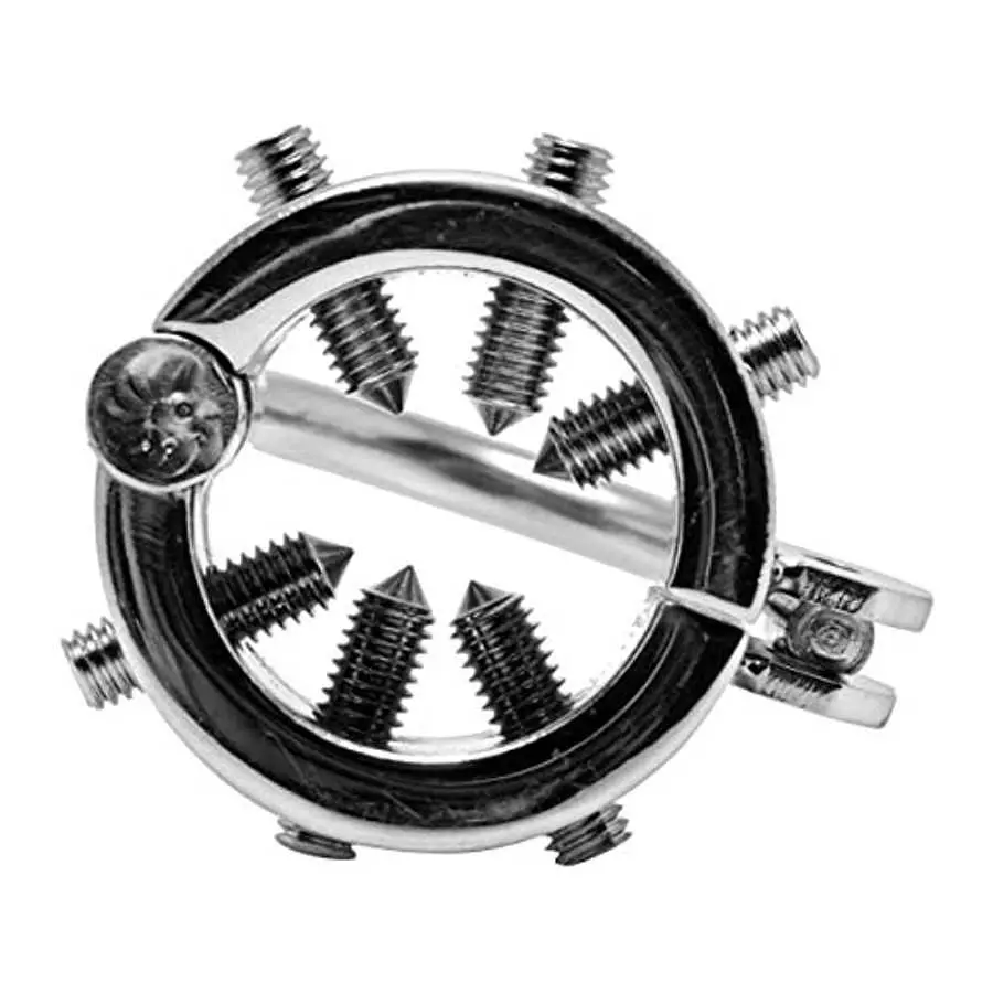 Master Series Spiked CBT Ball Stretcher with Scrotum Separator