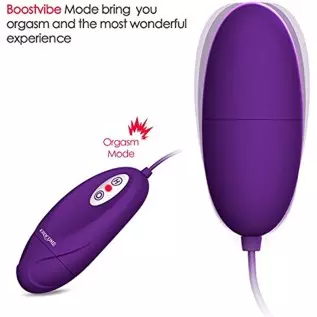 EROCOME Silicon Wired Control 12 Frequency virbating Love Bullet Egg ，Sex Toy for Women and Couple (Double)