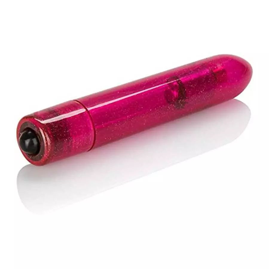 CalExotics Shane’s World Sparkle Bullet Vibrator - Waterproof Sex Toys for Couples - Adult Multi-Speed Vibe Massager - Pink
