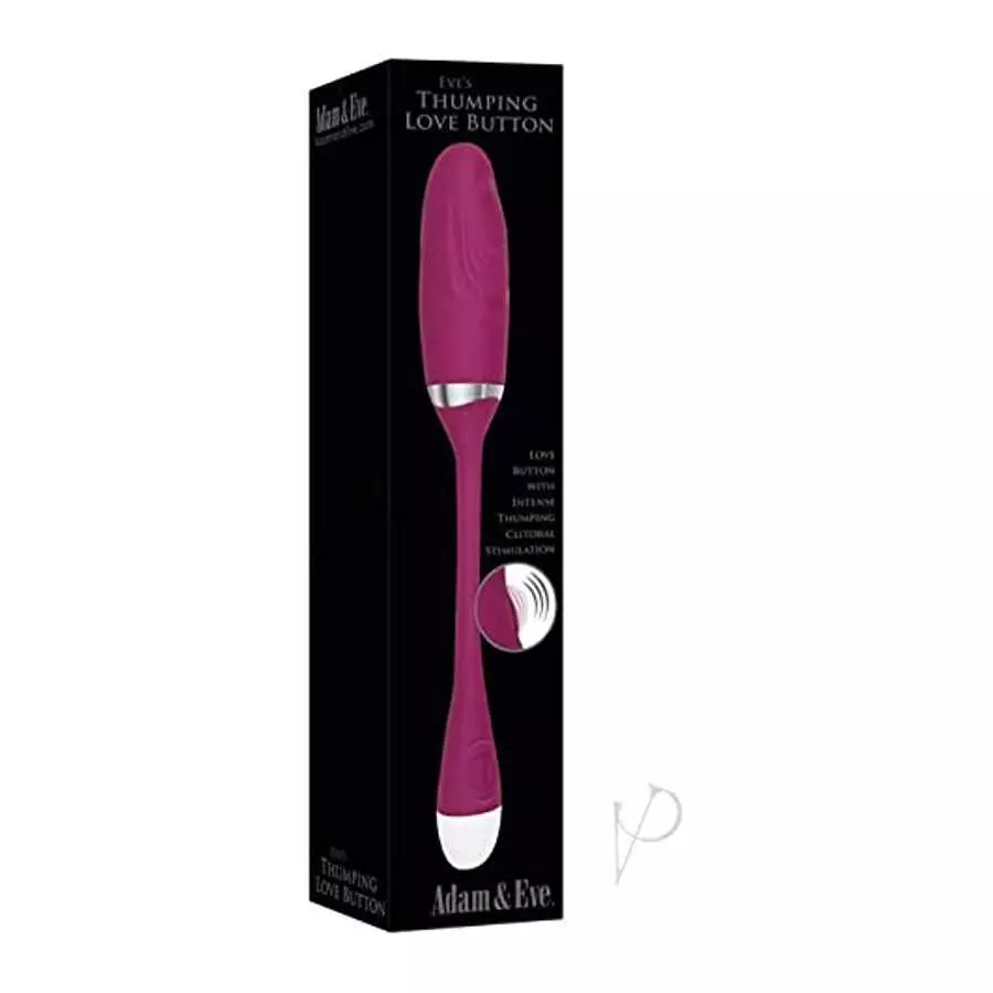 Adam & Eve Eve's Thumping Love Button - Burgundy