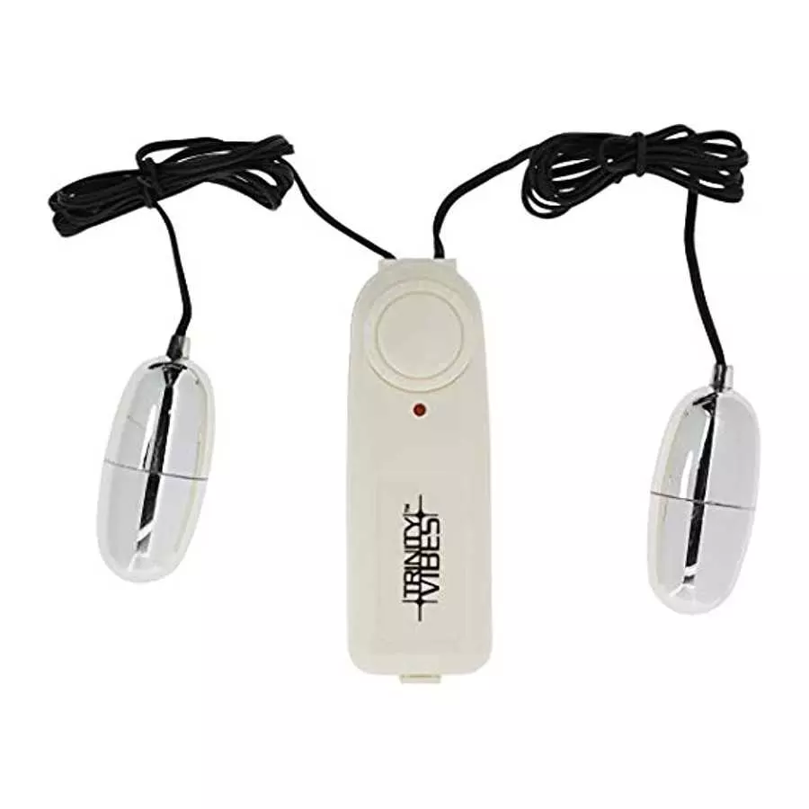 Trinity Vibes Twin Vibrating Bullet Massager Trinity Vibes Twin Vibrating Bullet Massager